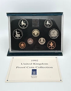 1992 United Kingdom Proof Coin Set - Picture 1 of 2