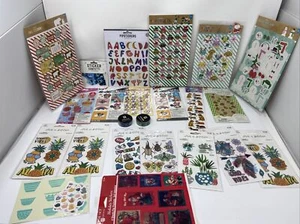 Large Lot of Stickers Disney Mickey Minnie Christmas & More Crafting - Picture 1 of 7