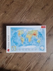 Puzzle Trefl 1000 pezzi mappa del mondo - Foto 1 di 3