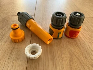 Hozelock 2355 Gartenschlauch Rohr Starter Set Kit Wasserhahn Adapter Stecker Düse zum Selbermachen - Bild 1 von 12