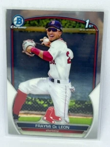 Fraymi De Leon 1st Bowman Rookie Chrome 2023 Topps Bowman Baseball # BCP-97 - Picture 1 of 2