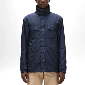 Aspesi F/W 24-25 'Grant' Weather-Repellent Field Jacket with Knit Details L New - Picture 1 of 11