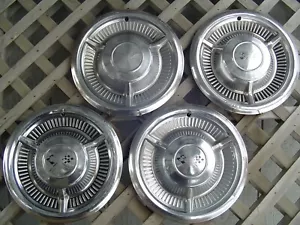 1958 58 CHEVROLET CHEVY BELAIR IMPALA NOMAD VINTAGE HUBCAPS WHEEL COVERS ANTIQUE - Picture 1 of 11