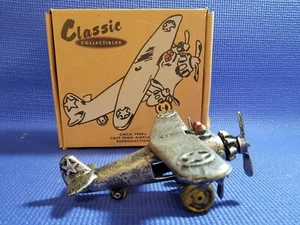 CLASSIC COLLECTIBLES CIRCA 1920'S CAST IRON AIRPLANE PEPRODUCTION - Picture 1 of 8