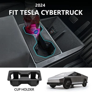 Cup Holder enter Console Water Cup Holder For 2023-2025 Tesla Cybertruck - Imagen 1 de 13