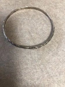 Vintage/Antique S KirK & Son Sterling Silver Bangle Bracelet -marked-3 Inside - Picture 1 of 3
