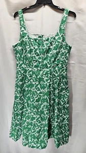 Vestido sin mangas floral verde talla XL de montaje gratuito para mujer - Imagen 1 de 4