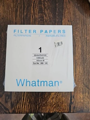 WHA1454185 Whatman® Papel Filtro Endurecido Grado 1 Círculo 1001 185 Foto 1 de 4