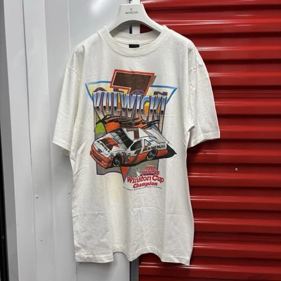 Camiseta De Colección Dbl Sided 1992 Alan Kulwicki NASCAR Copa Winston EE. UU. Puntada Única Foto 1 de 4