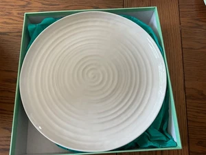 Sophie Conran for Portmeirion White Footed Cake Plate Large (30”) New in box - Picture 1 of 4