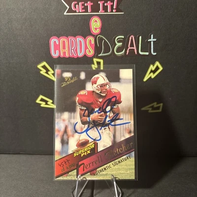 TERRELL FLETCHER NFL ROOKIE SIGNED AUTOGRAPHED CERTIFIED CARD 136/6000-NMMT - Image 1 of 4