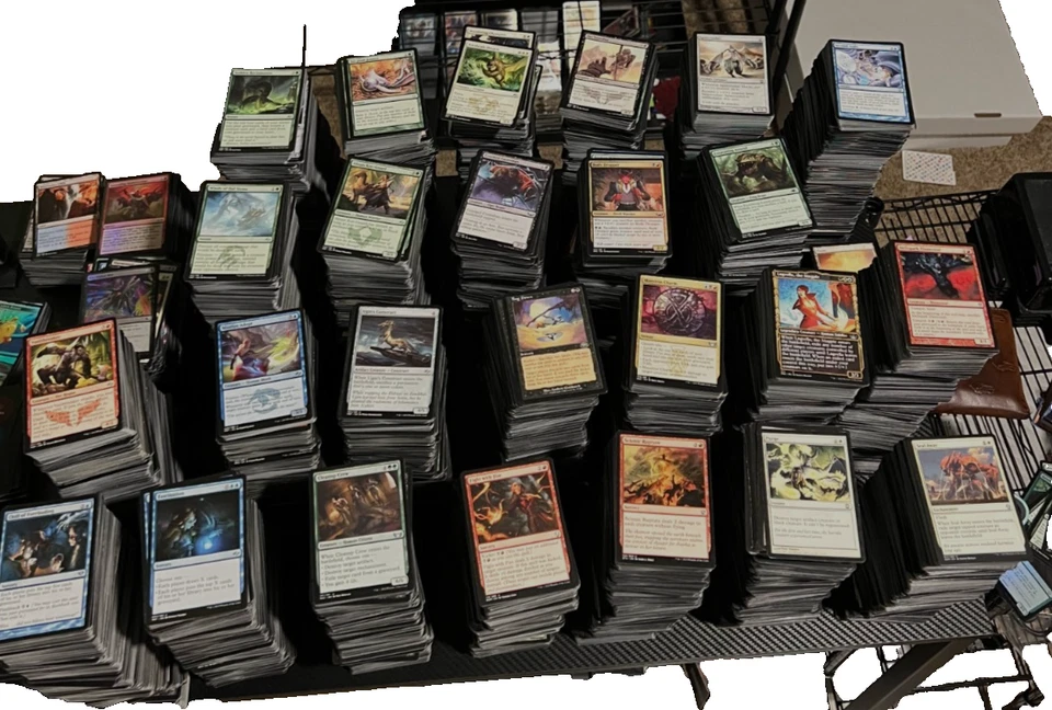 100 Card Non-Foil C/UC MTG Instant Collection No Dupes NM-LP Sets Old to New - Image 1 of 1