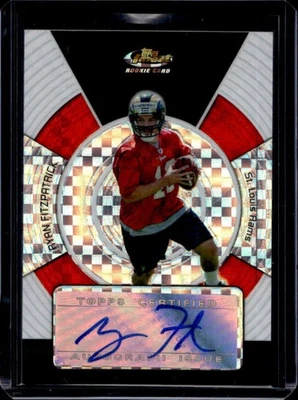 2005 Finest Ryan Fitzpatrick Refractor Xfractors Auto RC #91/250 Texans Rams - Image 1 of 2