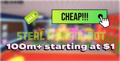 CHEAPEST STEAL A BRAINROT ITEMS ON MARKET! - 100M STARTING AT $1 - FAST DELIVERY