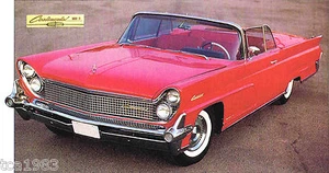 1959 LINCOLN CONTINENTAL MARK IV 4 SPEC SHEET/Brochure - Picture 1 of 4