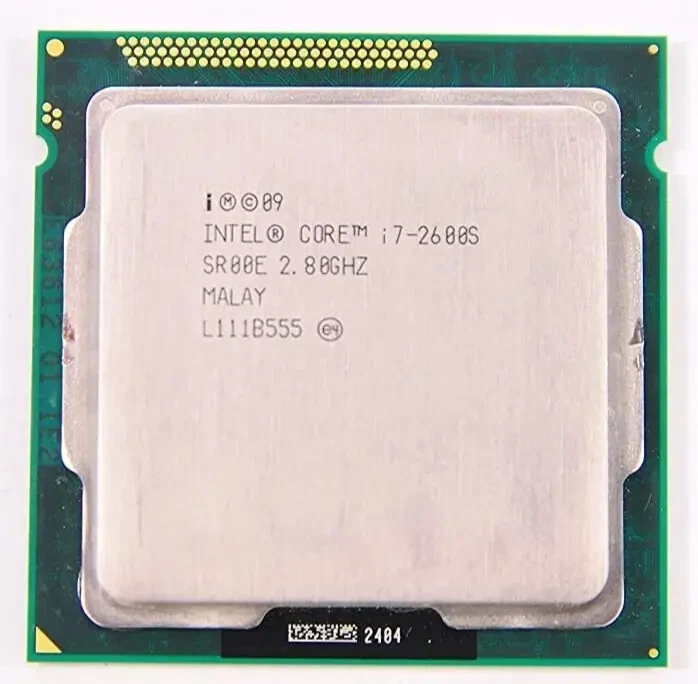 2nd Gen Intel Core i7-2600S LGA1155 CPU Processor 2.80GHz Quad-Core SR00E 65W - Image 1 of 2