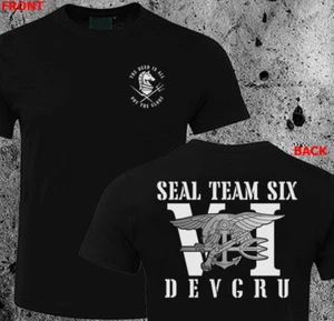 NEW Special Force NSWDG SEAL Team Six DEVGRU Black Squadron T-shirt - Picture 1 of 10