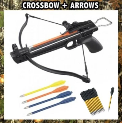 MINI BALLESTA PISTOLA CAZA TIRO CON ARCO 50 LB PISTOLA EXTERIOR CON 15 PERNOS FLECHAS XBOW Foto 1 de 4