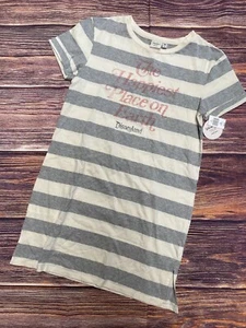 Womens XS JUNK FOOD Disney Parks Forever The Happiest Place T Shirt Dress NWT - Picture 1 of 10