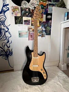 Fender Bronco Bass 4-String Electric Guitar - Black - Picture 1 of 6