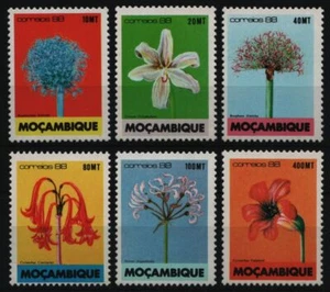 Mozambique 1988 - Mi-Nr. 1119-1124 ** - MNH - Flores / Flores - Imagen 1 de 1