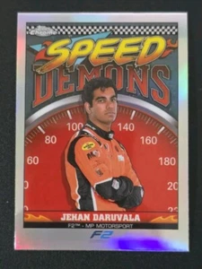 2023 Topps Chrome Formula 1 #SD-JD JEHAN DARUVALA Speed Demons F2 - Picture 1 of 2