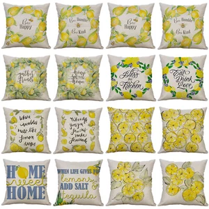 Fundas de almohada Summer Lemons Sentiment para sofá sofá decoración del hogar - Imagen 1 de 20