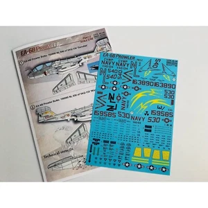 Print Scale 48-196 Decal for airplane 1:48 EA-6 Prowler Part 2 Waterslide decals - Picture 1 of 24