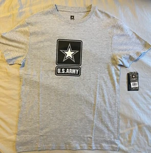 US EJÉRCITO CRESTA EJÉRCITO EJÉRCITO ESTRELLA LOGO EN PECHO HOMBRE GRANDE NUEVO CON ETIQUETAS - Imagen 1 de 5