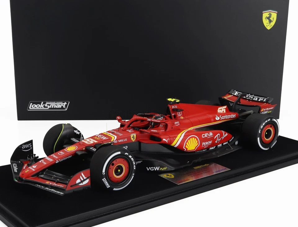 1/18 LOOKSMART - FERRARI - F1  SF-24 TEAM SCUDERIA FERRARI N 55 3rd LS18F1056 - Immagine 1 di 1