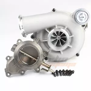 Upgraded 99.5~03 Ford Powerstroke 7.3L GTP38 Turbo Billet Wheel Adjustable Vent - Foto 1 di 9