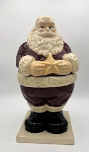 Vintage Department 56 Santa Claus Christmas Cookie Jar Approx 13.5” - Picture 1 of 14