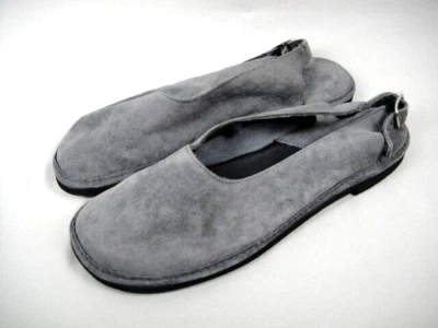 L.L. Zapato para mujer Bean talla 9,5 gris gamuza con tira trasera Foto 1 de 4