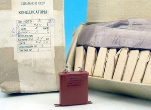 2 x 2uF 630V 10% MBGO-2 PAR EMPAREJADO PiO Papel Aceite Condensador Soviético - Imagen 1 de 1