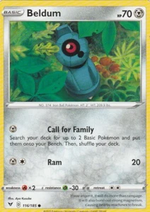 Beldum 116/185 Pokemon Vivid Voltage  - Picture 1 of 2