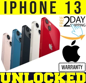 Apple iPhone 13 - 128GB 256GB 512GB (UNLOCKED) ✅APPLE WARRANTY✅ ⚫⚪🔴🔵 ✤SEALED✤