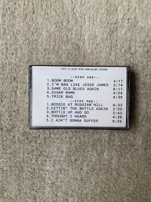 John Lee Hooker Boom Boom! Promo White label Cassette Point Blank Charisma Blues - Bild 1 von 4