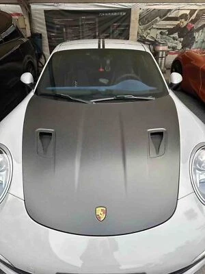 matte carbon for Porsche real carbon fiber front hood for 718/981/991.1/991.2 - Image 1 of 4