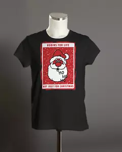 ROBINS T Shirt | Xmas Christmas | Ashton United | Hurst Cross Greater Manchester - Picture 1 of 13