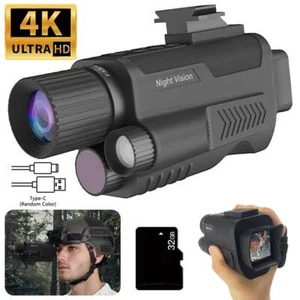 Digital Telescope 4K HD 40MP 8X Zoom Camera 600M Infrared Night Vision Monocular - Picture 1 of 26