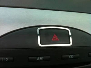Telaio cromato D Mazda MX 5 MX5 NC per interruttore frecce di avvertimento 1x telaio - Foto 1 di 3