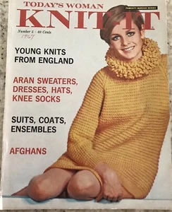 Vintage 1967 Today’s Woman Knit-it Magazine Mid Century Fashion, No Ads - Picture 1 of 9