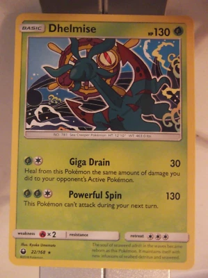 102PK022 - Dhelmise - 22/168 - Celestial Storm - Rare - NM - Image 1 of 2