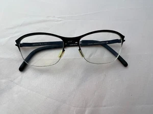 Mykita NO. 1 "LiL" 062 Matte Black Eyeglasses Frame 50*18~140 USED SOLD AS IS - Picture 1 of 20