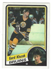 GORD KLUZAK 1984-85 Topps NM-MT #5 NHL Boston Bruins 