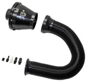 K&N Fits Universal Apollo Black Cold Air Intake - 70mm OD FLG PP - Picture 1 of 10