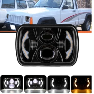 7X6"INCH 5x7 LED Headlight Hi-Lo DRL For 1986-1997 Nissan Pickup D21 240SX NX - Bild 1 von 12