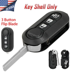 3 Button Flip Key Fob Case Shell for Ram ProMaster 1500 2500 3500 City 2015-2019 - Picture 1 of 10