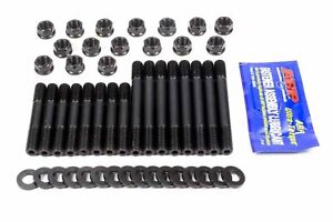 Cylinder Head Stud Kit Hex Nuts Chromoly Black Oxide Supercharged Kit