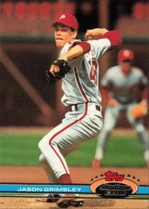 1991 Topps Stadium Club Jason Grimsley Philadelphia Phillies #294 - Picture 1 of 2